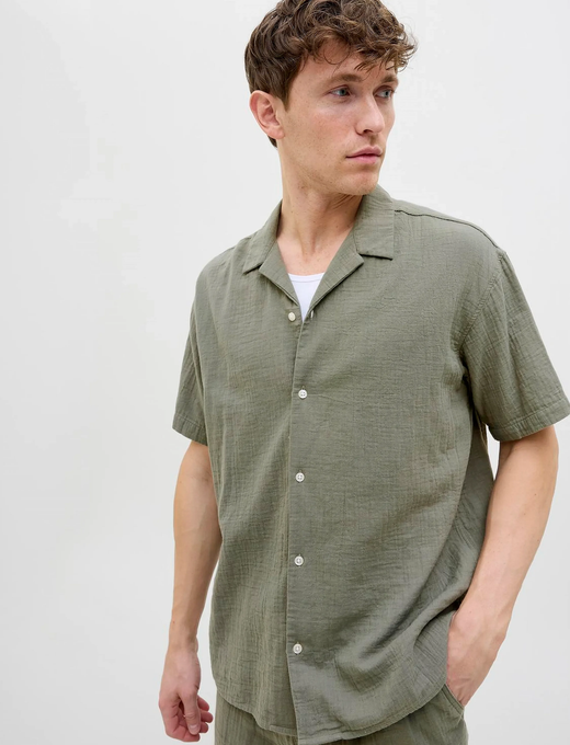 Camisa m/c resort lisa Jack & Jones Mulled Basil