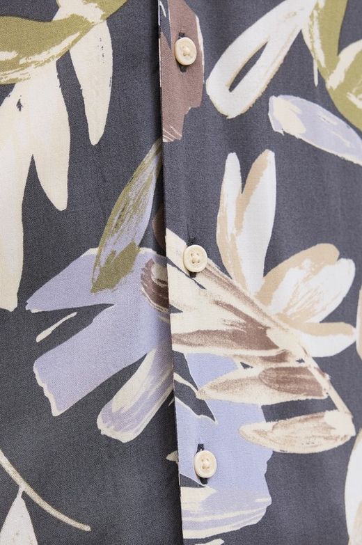 Camisa m/c viscosa con estampado floral Jack & Jones Iron Gate