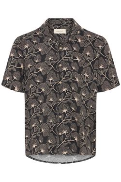 Camisa m/c viscosa con estampado hojas Blend Of America Black