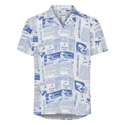 Camisa m/c viscosa estampado newspaper Blend Of America Delft