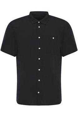 Camisa m/c viscosa lisa Blend Of America Black