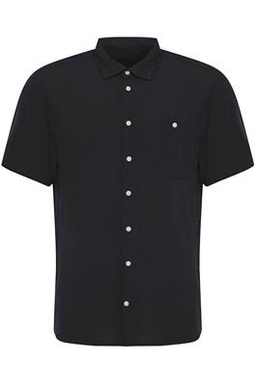 Camisa m/c viscosa lisa Blend Of America Black