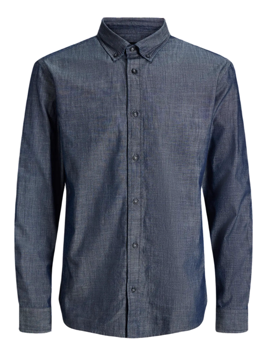 Camisa m/l chambray Jack & Jones Blue Denim
