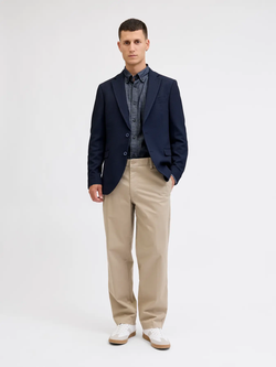 Camisa m/l chambray Jack & Jones Blue Denim