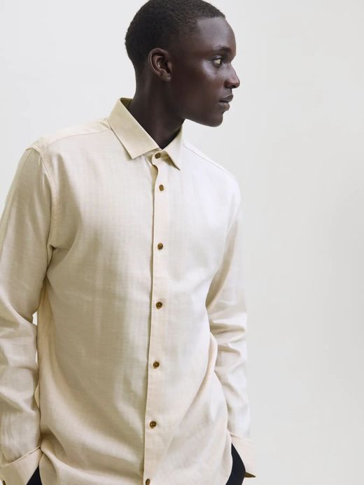 Camisa m/l con espiga Jack & Jones Silver