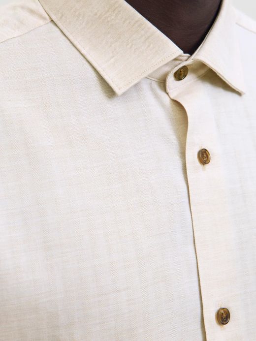 Camisa m/l con espiga Jack & Jones Silver