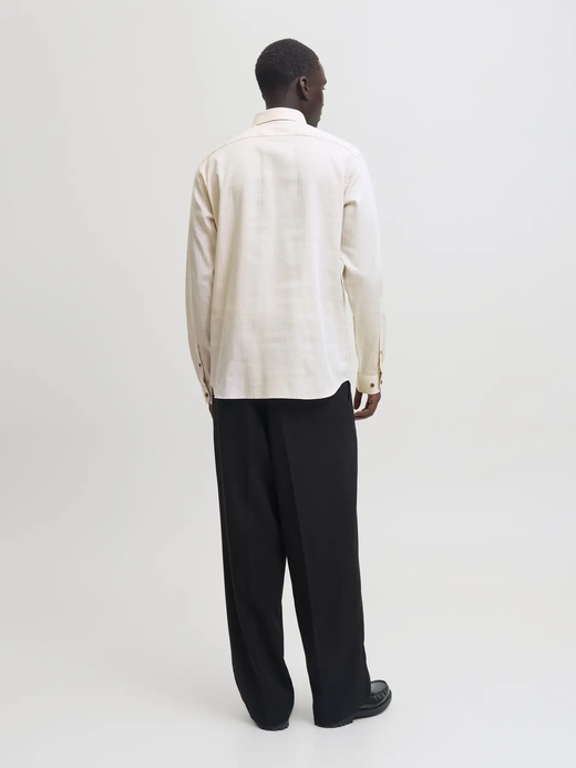 Camisa m/l con espiga Jack & Jones Silver