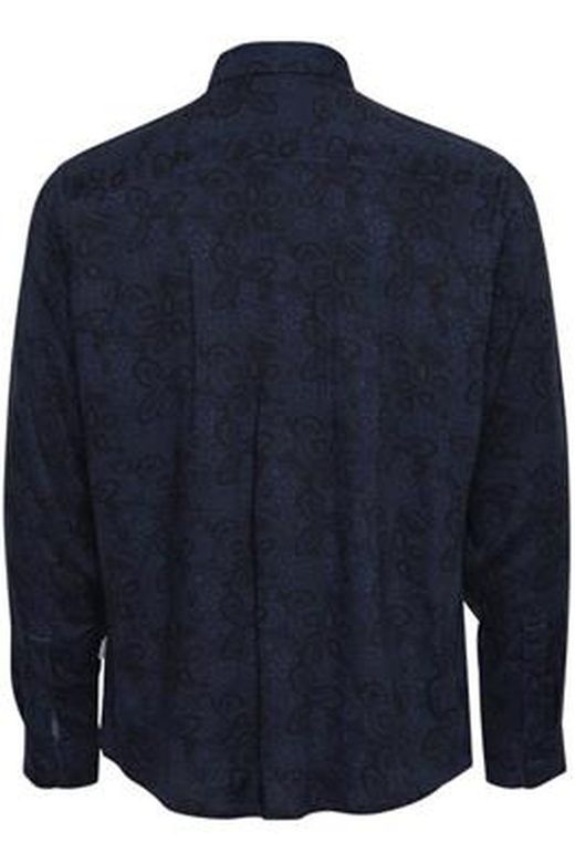 Camisa m/l con estampado floral Blend Of America Blue