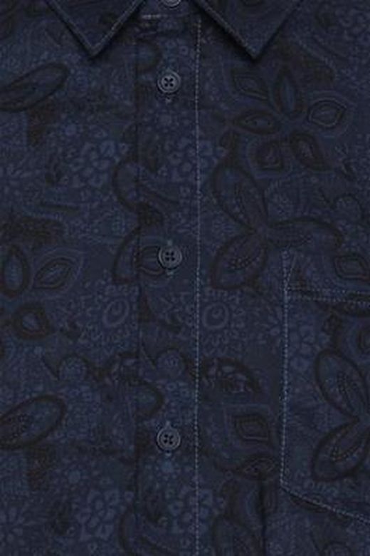 Camisa m/l con estampado floral Blend Of America Blue