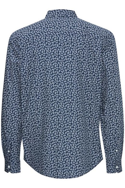 Camisa m/l con estampado hojas Blend Of America Dress Blue