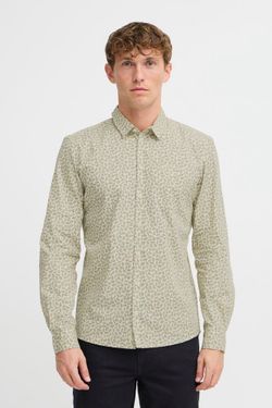 Camisa m/l con estampado hojas Blend Of America Sand
