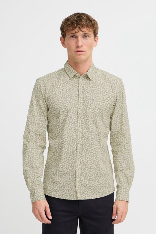 Camisa m/l con estampado hojas Blend Of America Sand