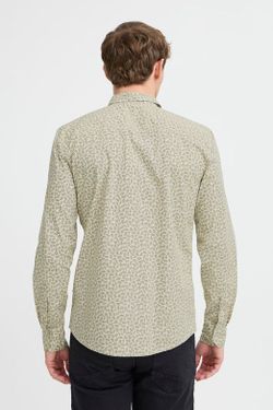 Camisa m/l con estampado hojas Blend Of America Sand