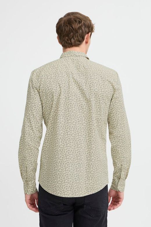 Camisa m/l con estampado hojas Blend Of America Sand
