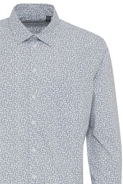Camisa m/l con microestampado hojas Blend Of America Blue