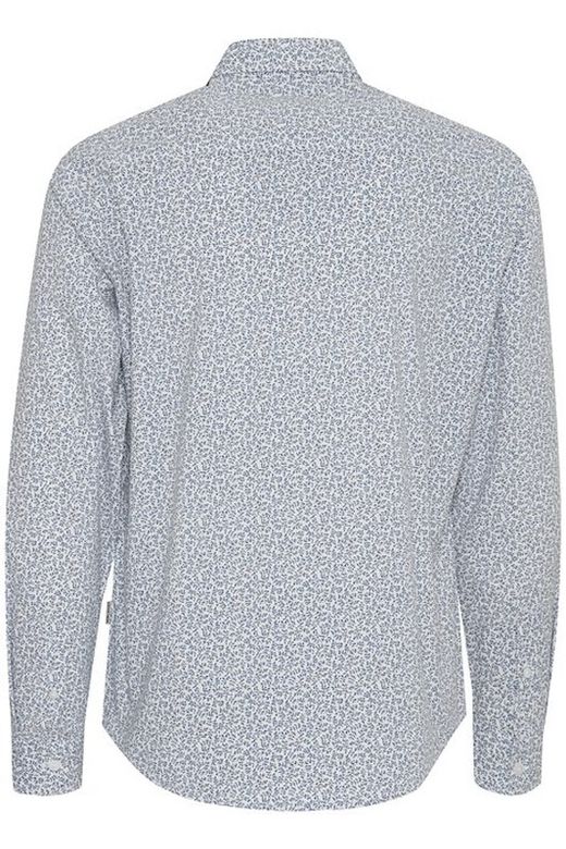 Camisa m/l con microestampado hojas Blend Of America Blue