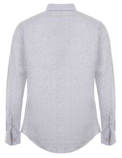 Camisa m/l con micromuestra Jack & Jones Bright White