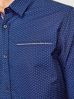 Camisa m/l con micromuestra Jack & Jones Medium Blue