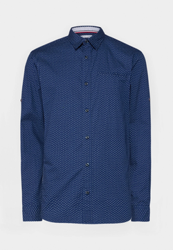 Camisa m/l con micromuestra Jack & Jones Medium Blue