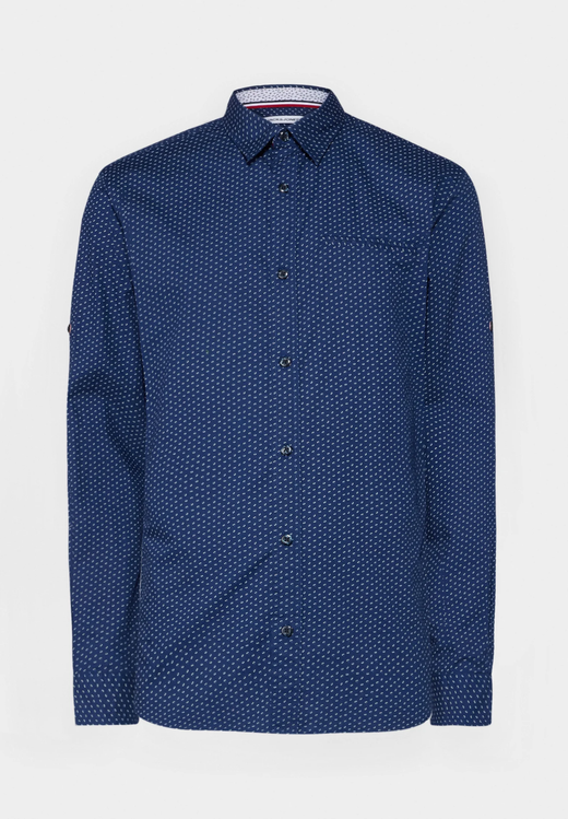 Camisa m/l con micromuestra Jack & Jones Medium Blue
