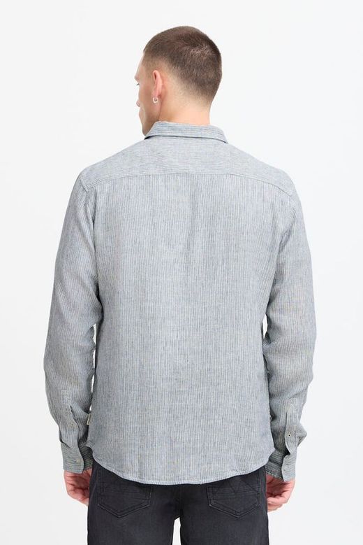 Camisa m/l con microrayas Blend Of America Dress Blue