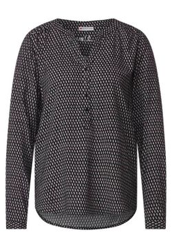 Camisa m/l con muestra geométrica Street One Black