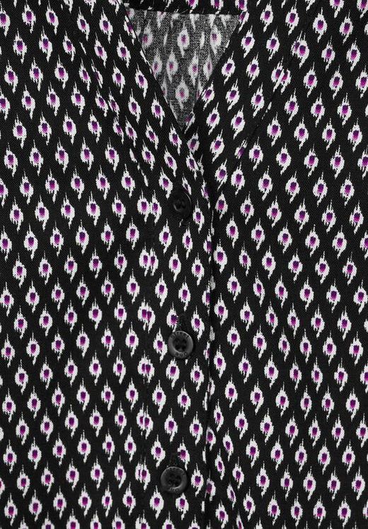 Camisa m/l con muestra geométrica Street One Black