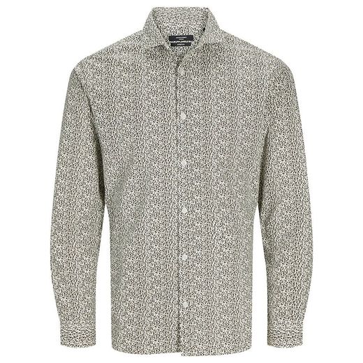 Camisa m/l con pequeño estampado floral Jack & Jones Cloud Dancer
