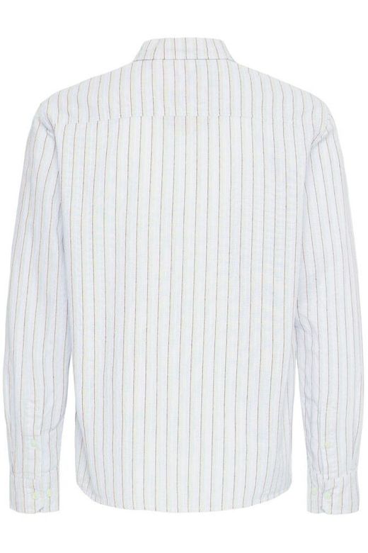 Camisa m/l con rayas tricolor Blend Of America Sky Blue