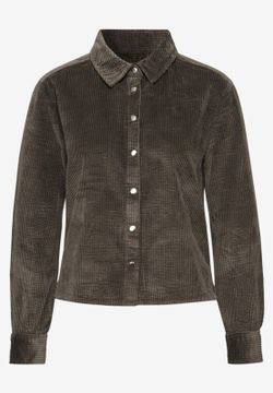 Camisa m/l corta de pana Street One Muddy Brown
