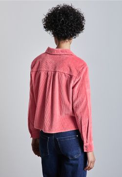 Camisa m/l corta de pana Street One Sugar Coral