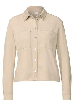 Camisa m/l corta efecto ante Street One Beige