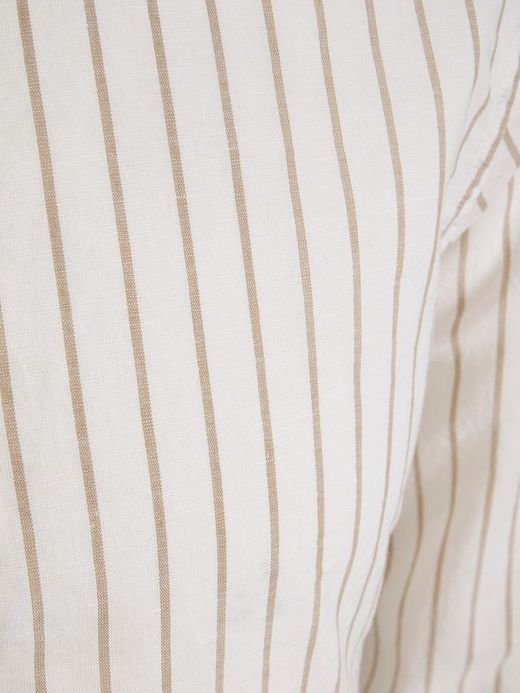 Camisa m/l de 4 botones rayas Jack & Jones Sand