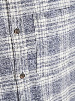 Camisa m/l de cuadros grandes Jack & Jones Cloud Dancer