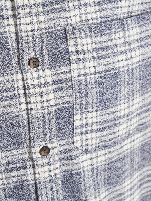 Camisa m/l de cuadros grandes Jack & Jones Cloud Dancer