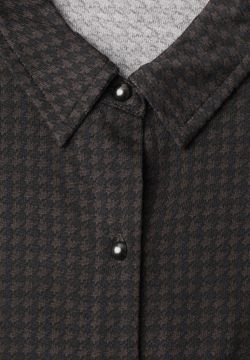 Camisa m/l de punto pata de gallo Street One Coffee