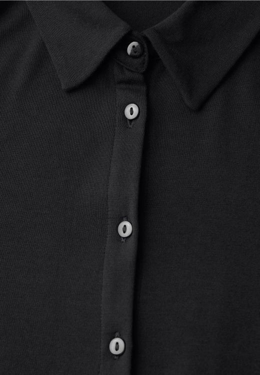 Camisa m/l de punto Street One Black