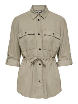 Camisa m/l Lenzing con bolsillos Only Pure Cashmere