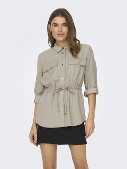 Camisa m/l Lenzing con bolsillos Only Pure Cashmere