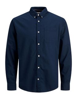 Camisa m/l oxford Jack & Jones Navy