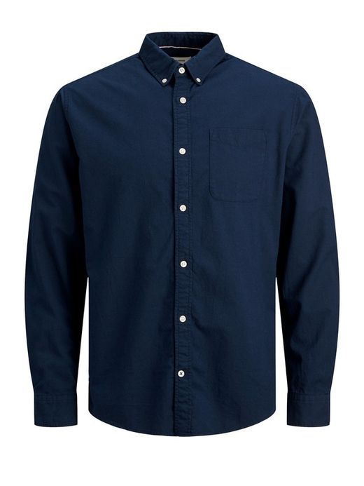 Camisa m/l oxford Jack & Jones Navy