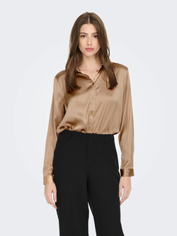 Camisa m/l raso Jdy Chantarelle