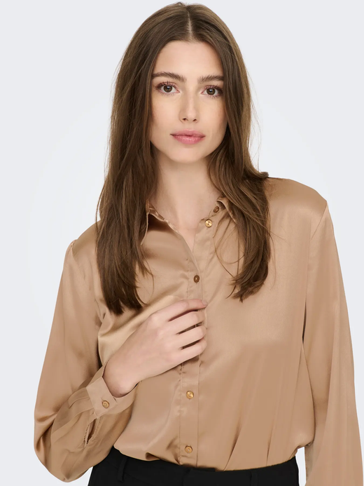 Camisa m/l raso Jdy Chantarelle