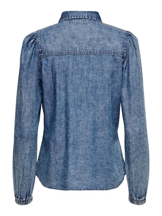 Camisa tejana entallada Only Medium Blue