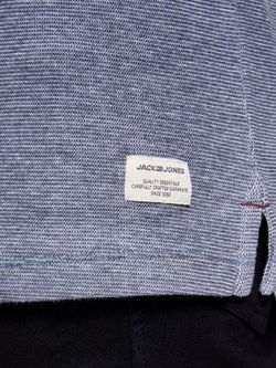 Camiseta básica con 3 botones Jack & Jones Mood Indigo