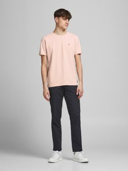 Camiseta básica piqué Jack & Jones Peach Whip