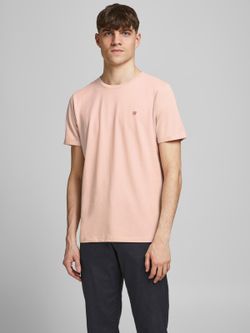 Camiseta básica piqué Jack & Jones Peach Whip