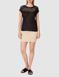 Camiseta con calados hombros Only Black