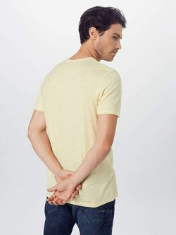 Camiseta con cuello redondo y letras desgastadas Jack & Jones Flan
