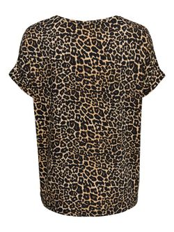 Only Black leopard print T-shirt